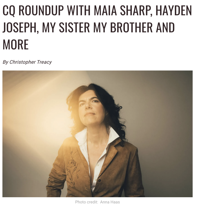 Article Screenshot features picture of Maia Sharp